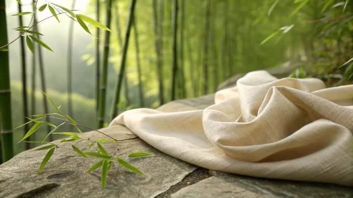 Soft bamboo fabric used in eco-conscious ethical clothing