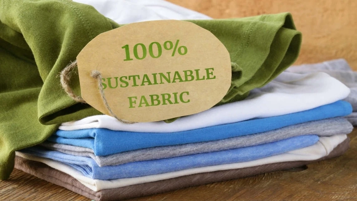 Folded sustainable textiles for ethical clothing and slow fashion